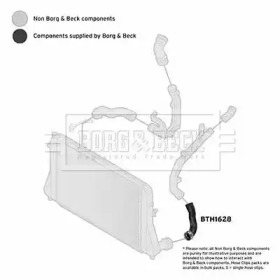 BORG & BECK bth1628 -  Трубка нагнетаемого воздуха